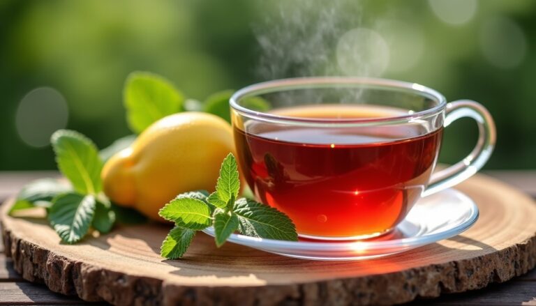 Thé ventre plat naturel : infusion détox pour soulager ballonnements et favoriser une digestion rapide