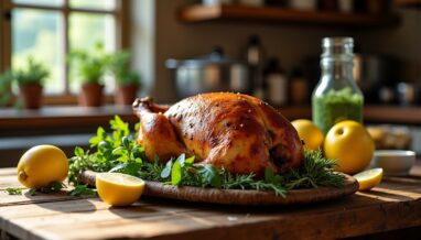 Rôti de pintade farcie au four : guide complet des temps de cuisson pour un résultat parfait
