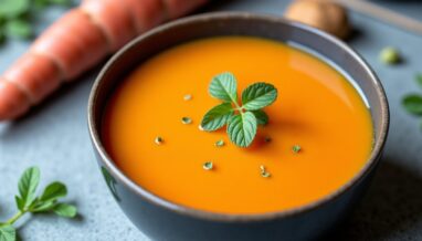 Velouté de carottes et lait de coco : une recette simple, délicieusement crémeuse et saine